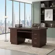Mahogany Modern 140cm Executive Home Office Desk - 4