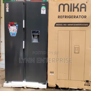 Mika 595L Side-by-Side Refrigerator with Dispenser