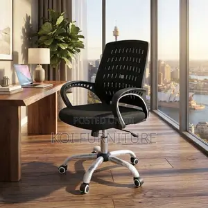 Ergonomic Mesh Office Chair - Black
