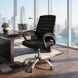 Ergonomic Mesh Office Chair - Black - 4