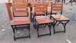 Six Garden Chairs with Umbrella - 1