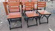 Six Garden Chairs with Umbrella - 2