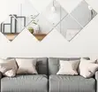 Diamond Elegant Acrylic Wall Decor Mirrors - 1
