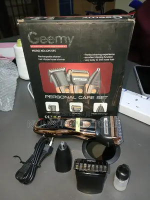 Geemy GM-595 3-in-1 Rechargeable Shaver & Trimmer Set