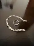 Silver 925 Bracelet and Ring - Cartier Style - 2