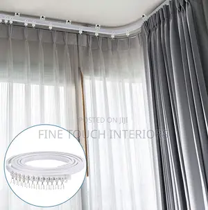 Bendable Curtain Rails - Flexible Track for Curved Windows