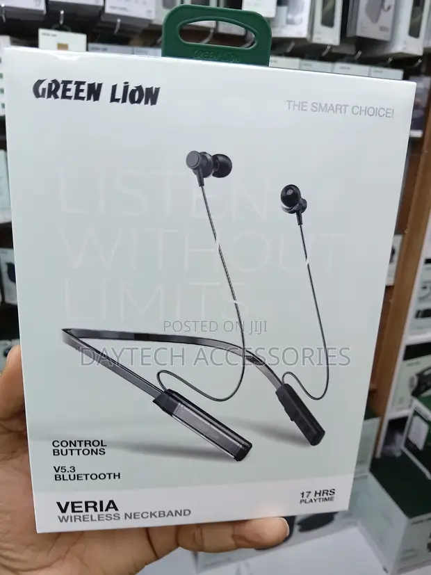 GreenLion Veria Wireless Neckband Earphones - 1