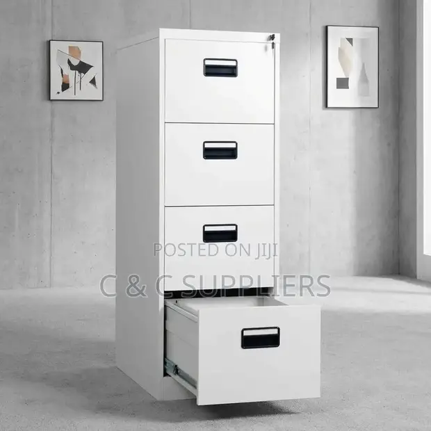 Filing Locker Cabinet - White - 1