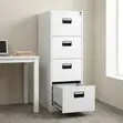 Filing Locker Cabinet - White - 3