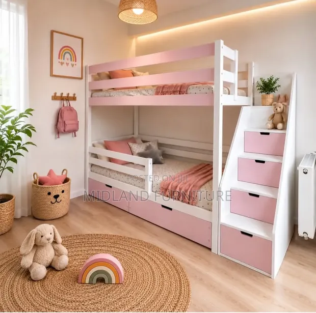 BUILT Bunk Bed with Drawers - Brand New - 1