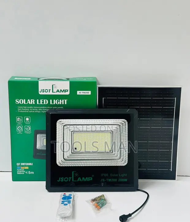 200W Solar LED Flood Light - 1