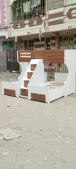 Children's Triple Decker Bunk Bed with Storage - 2