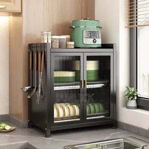 Minimalist Kitchen Countertop Dish Rack with Drawers