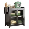Minimalist Kitchen Countertop Dish Rack with Drawers - 2