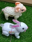 Battery Operated Bunny Rabbit and Sheep Toys - 1