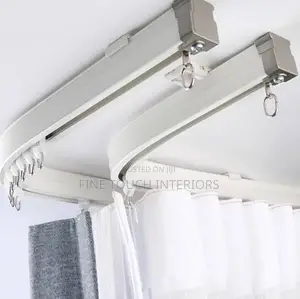 Bendable Curtain Rails - Adjustable Curved Window Track