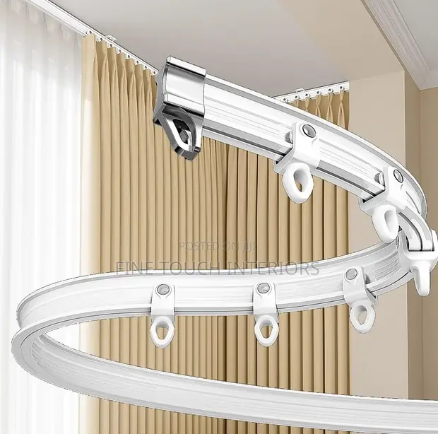 Bendable Curtain Rails - Customizable Curtain Track System - 1