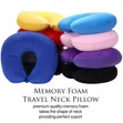 Microfiber Travel Neck Pillow with Hood - 2