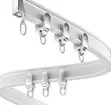 Heavy Duty Bendable Curtain Rails - 6 Meter Flexible Track - 1