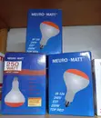 250W Meuro-Matt Infrared Heat Lamp Bulb - 1