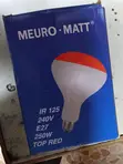250W Meuro-Matt Infrared Heat Lamp Bulb - 3
