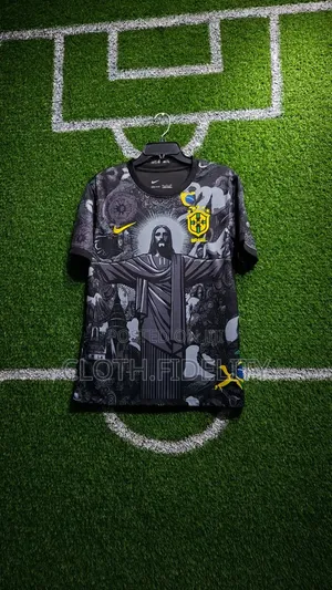 Brazil Christ the Redeemer Jersey - Black