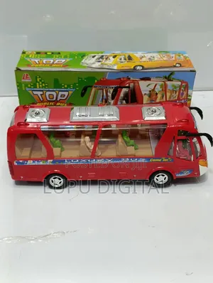 Big Battery Operated Bus Toy