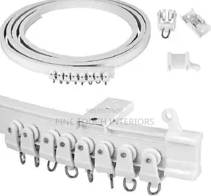 6 Meter Bendable Curtain Rails - Modern Curved Track