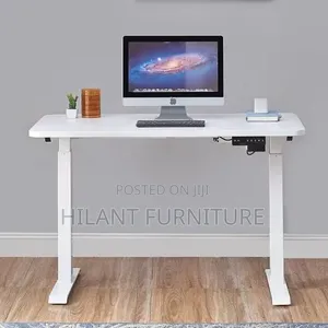 1.2m Electric Height Adjustable Sit-Stand Desk - White