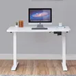 1.2m Electric Height Adjustable Sit-Stand Desk - White - 1