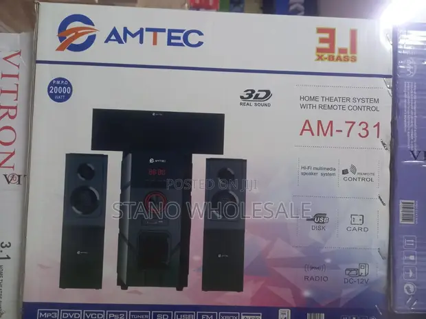 Amtec AM731 3.1 Channel Sound System - 1