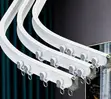 Bendable Curtain Rails - Flexible Window Rail - 1