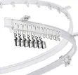 Bendable Curtain Rails - Durable Curved Curtain Track - 1