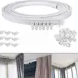Bendable Curtain Rails - Durable Curved Curtain Track - 2