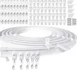 Bendable Curtain Rails - Flexible Bay Window Track - 1