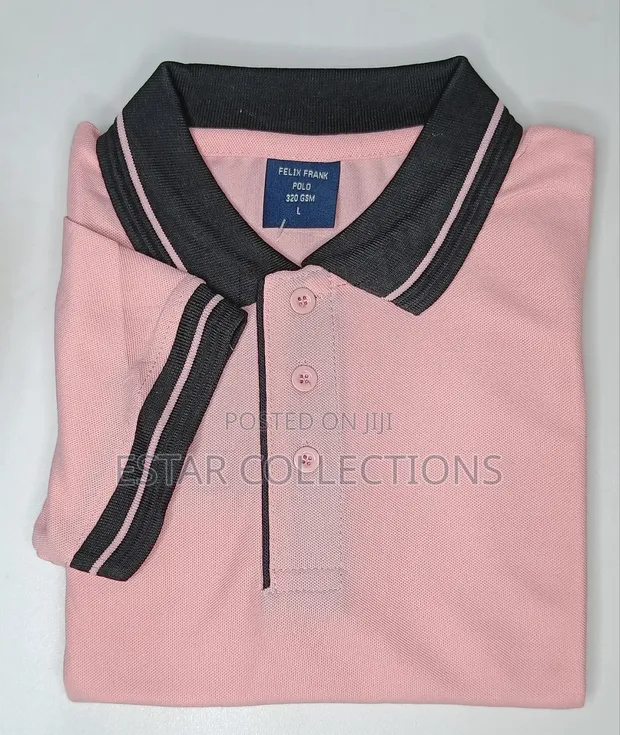 Polo Shirts Restocked - Pink & Black Available - 1