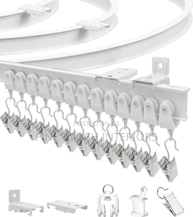 Bendable Curtain Rail - 6 Meter, Strong & Adjustable - 1