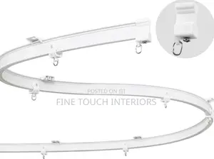 Bendable Curtain Rails - Flexible Ceiling Mounted Track