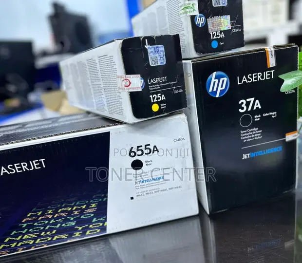 HP 655A Black Original LaserJet Toner Cartridge (CF450A) - 1