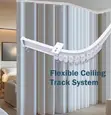 Bendable Curtain Rails - Curved Ceiling Track - 1