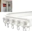 Bendable Curtain Rails - Curved Ceiling Track - 2