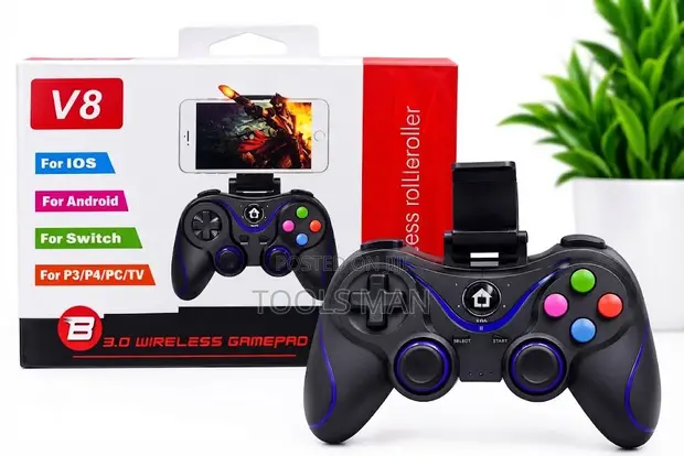 V8 3.0 Wireless Gamepad for iOS, Android, Switch, PC - 1