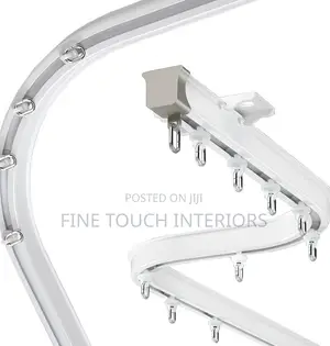 Bendable Curtain Rails - Flexible Track for Any Window