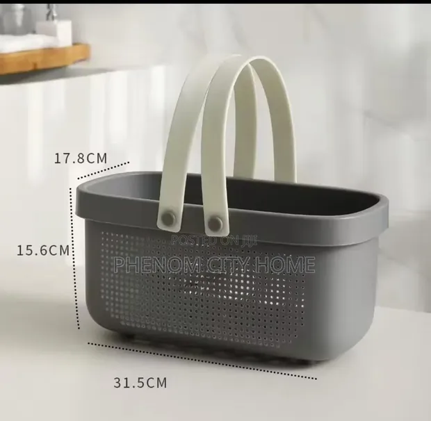 Plastic Storage Basket with Handle - 1