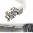 6 Meter Bendable Curtain Rails - Modern Home Curtain Track - 1