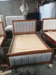4x6 Mocket Upholstered Bed Frame - 1