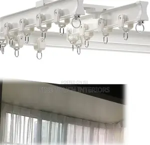 Bendable 6m Curtain Rails - L-Shaped Track
