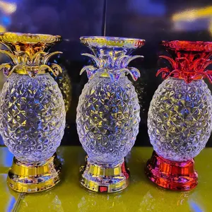 Brand New Gold Pineapple LED Color Changing Lamp