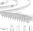 Bendable Curtain Rails - Curved Track - 2