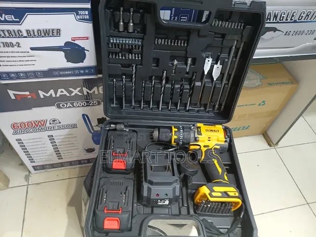 DeWalt-Style 88V Cordless Hammer Drill Set - 1
